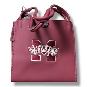 Alan Stuart Mississippi State Bulldogs Maroon Square Tote